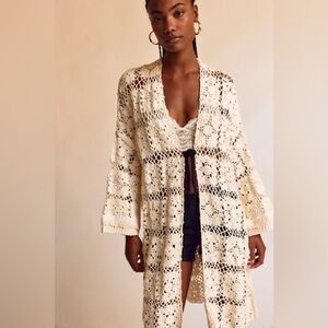 Free people Bali June Crochet Cardigan